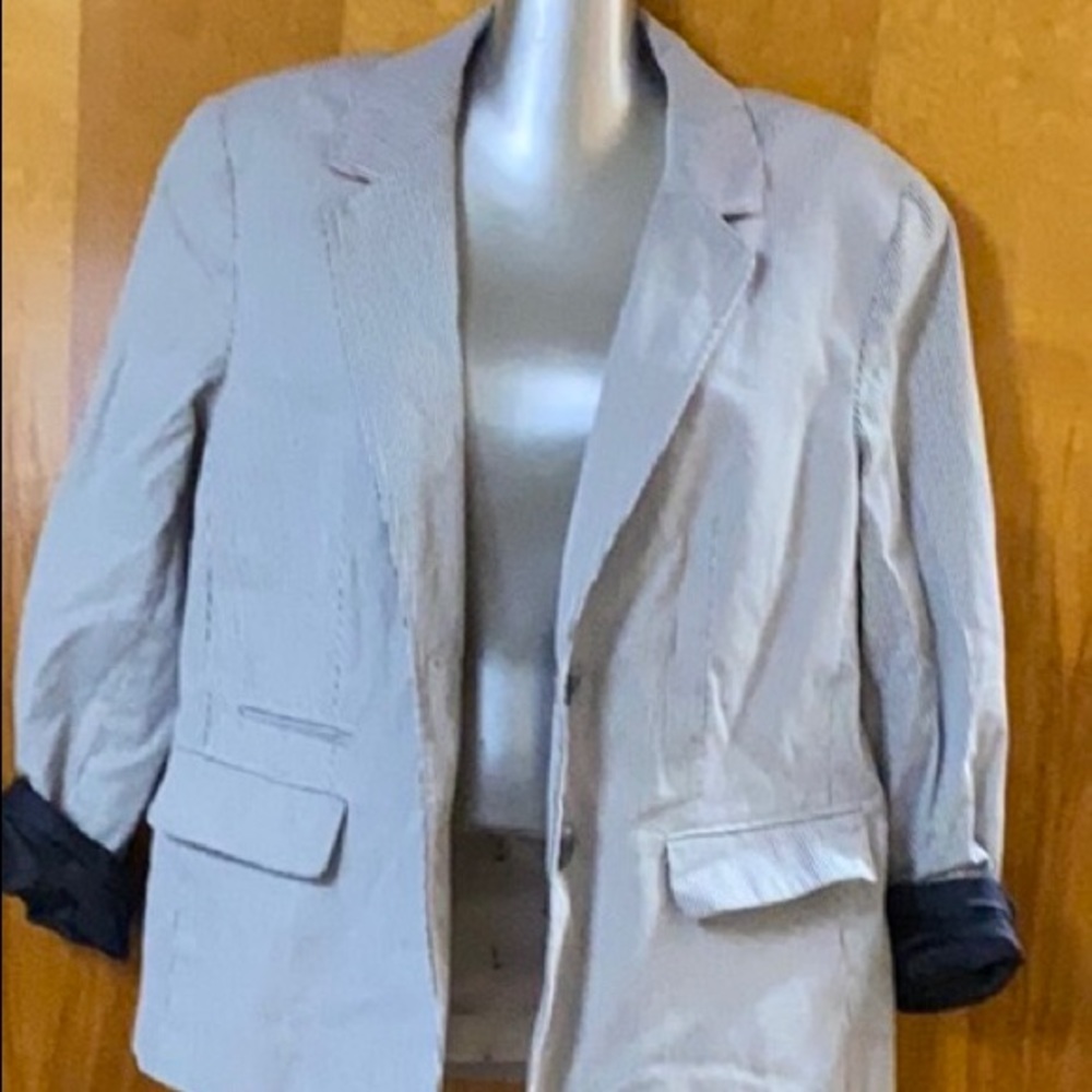 Tommy Hilfiger seersucker blazer 10
